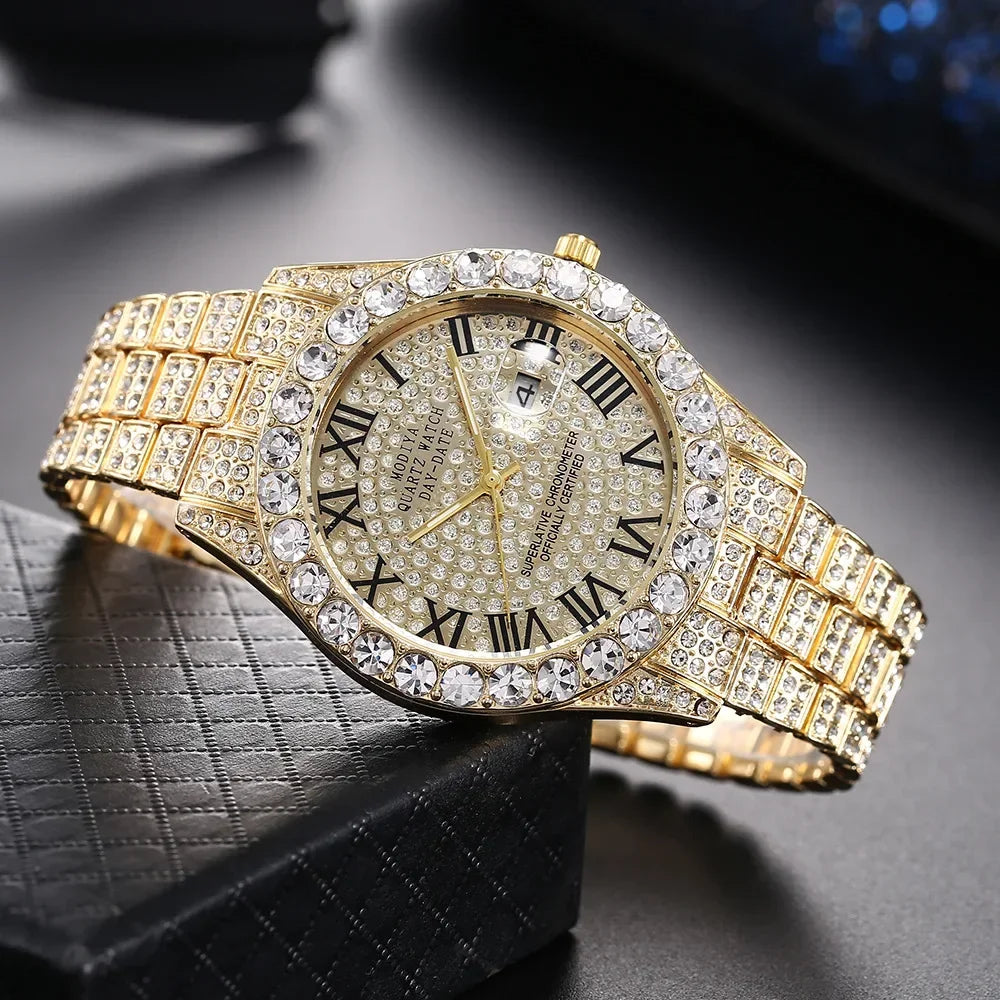 Reloj con diamantes