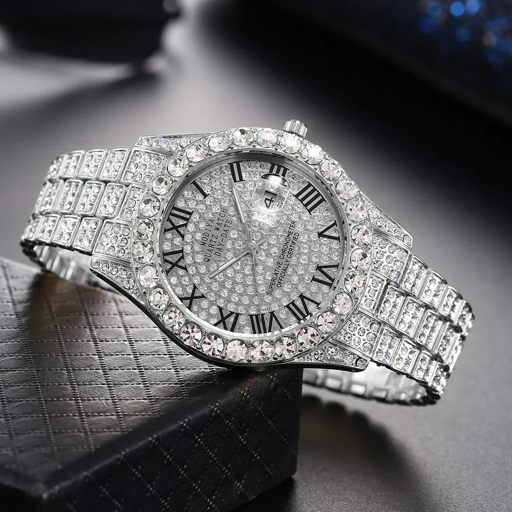 Reloj con diamantes