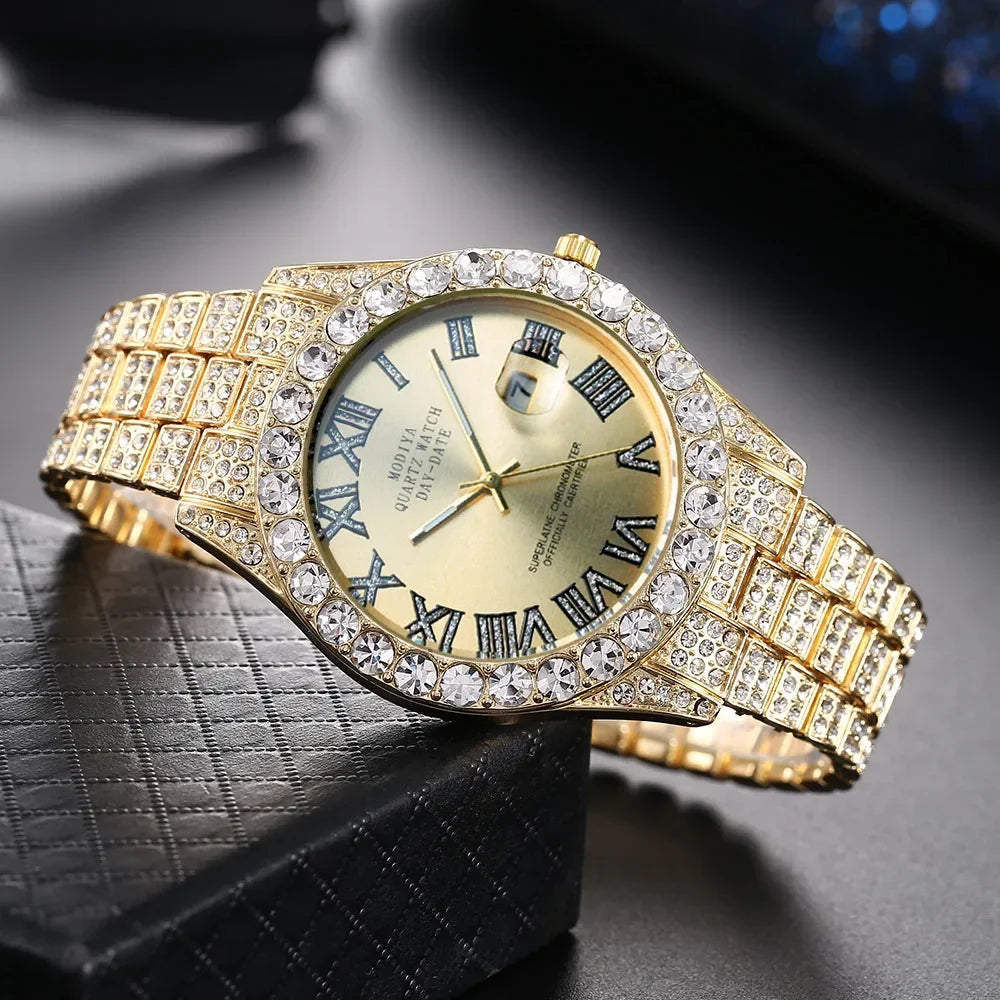 Reloj con diamantes